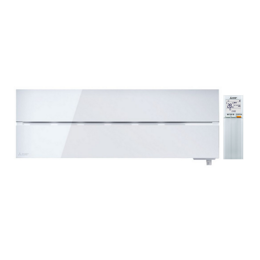 Mitsubishi Air Conditioner R32 Multi Split Wall Unit Diamond MSZ-LN25VGV 2.5 kW I 9000 BTU - White Pearl