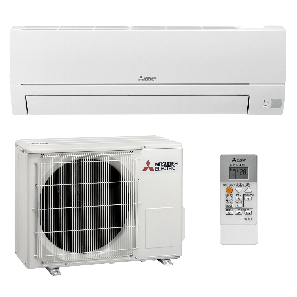 Mitsubishi air conditioning R32 wall unit Basic MSZ-HR25VF 2.5 kW I 9000 BTU 