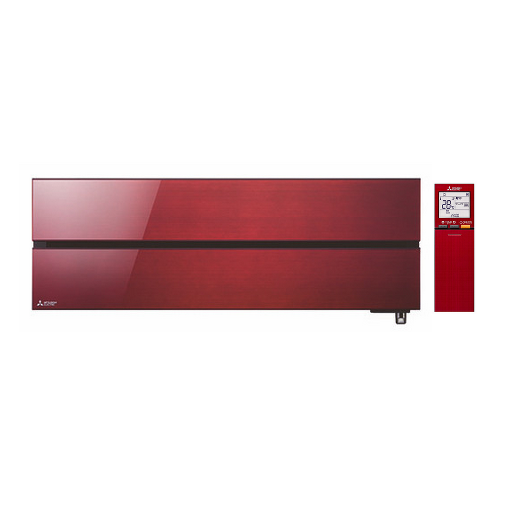 Mitsubishi air conditioning R32 Multi Split wall unit Diamond MSZ-LN35VGR 3.5 kW I 12000 BTU - Red